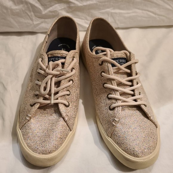 Sperry Pier View Confetti Sparkle Sneaker - Picture 8 of 9